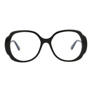 New Authentic Chloé Womens Round/Oval Black Black Transparent Fashion Designer S
